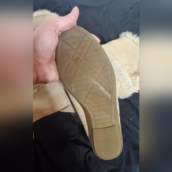 Aldo Chirdon Thigh High Faux Fur Boots - Picture 4 of 4